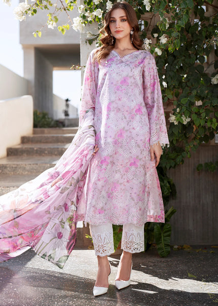 Baroque | Embroidered Printed Lawn UF-4067