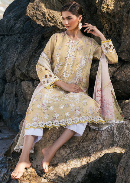 Baroque | Embroidered Printed Lawn UF-4110