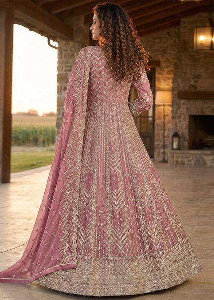 Georgette Embroidered Anarkali Series