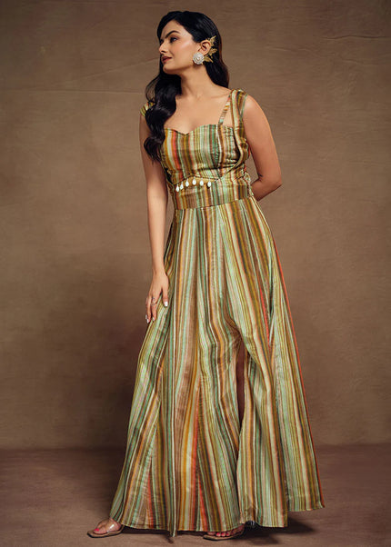 Green Multicolor Co-Ord Set (Copy)