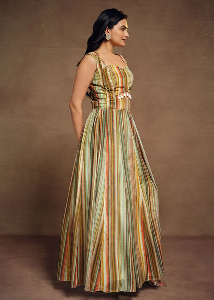 Green Multicolor Co-Ord Set (Copy)