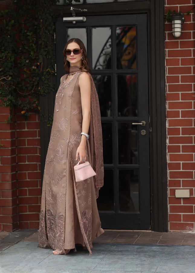 Noor By Saadia Asad | Noor Luxe Chikankari '26 - Etoupe Love