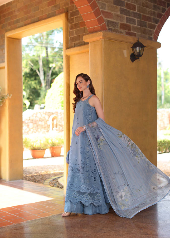 Noor By Saadia Asad | Noor Luxury Eid Schiffli Laserkari '26 - Mirelle