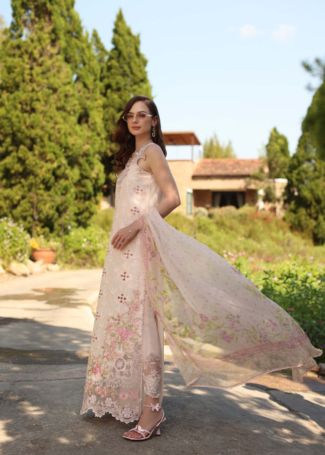 Noor By Saadia Asad | Noor Luxury Eid Schiffli Laserkari '26 - Florine