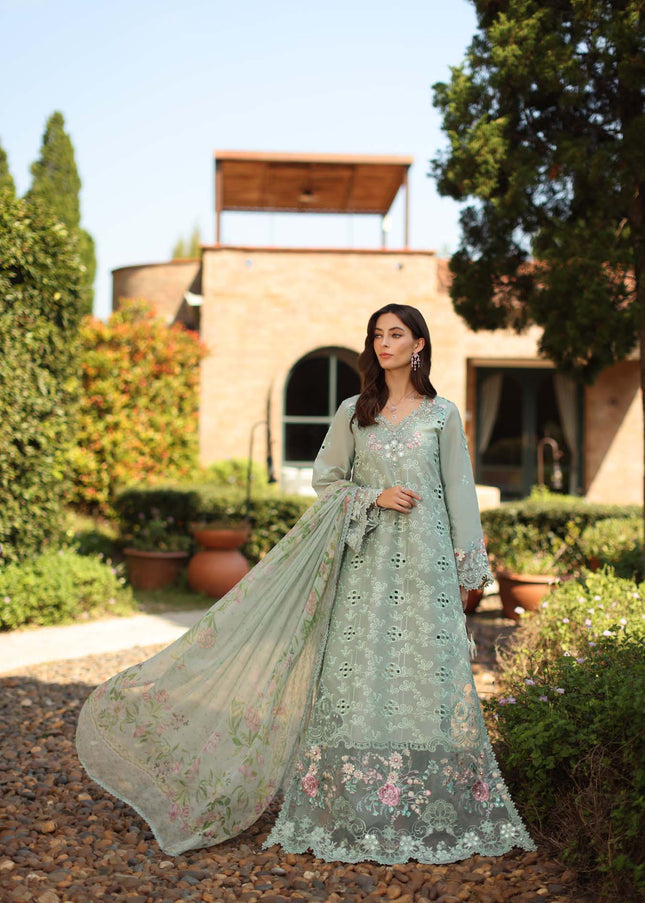 Noor By Saadia Asad | Noor Luxury Eid Schiffli Laserkari '26 - Florine