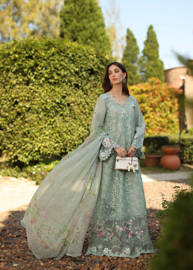 Noor By Saadia Asad | Noor Luxury Eid Schiffli Laserkari '26 - Florine