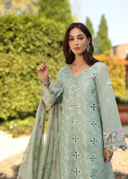 Noor By Saadia Asad | Noor Luxury Eid Schiffli Laserkari '26 - Florine
