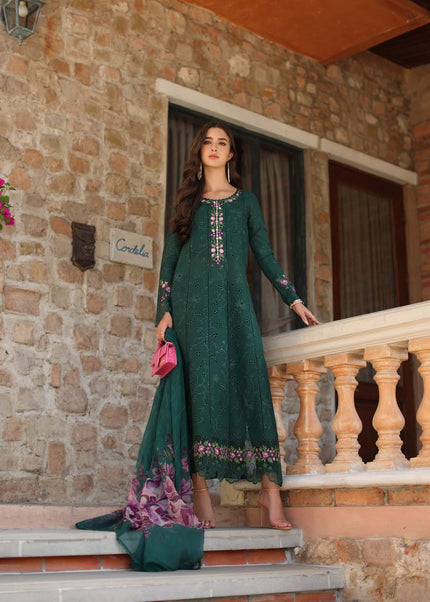 Noor By Saadia Asad | Noor Luxury Eid Schiffli Laserkari '26 - Sorina