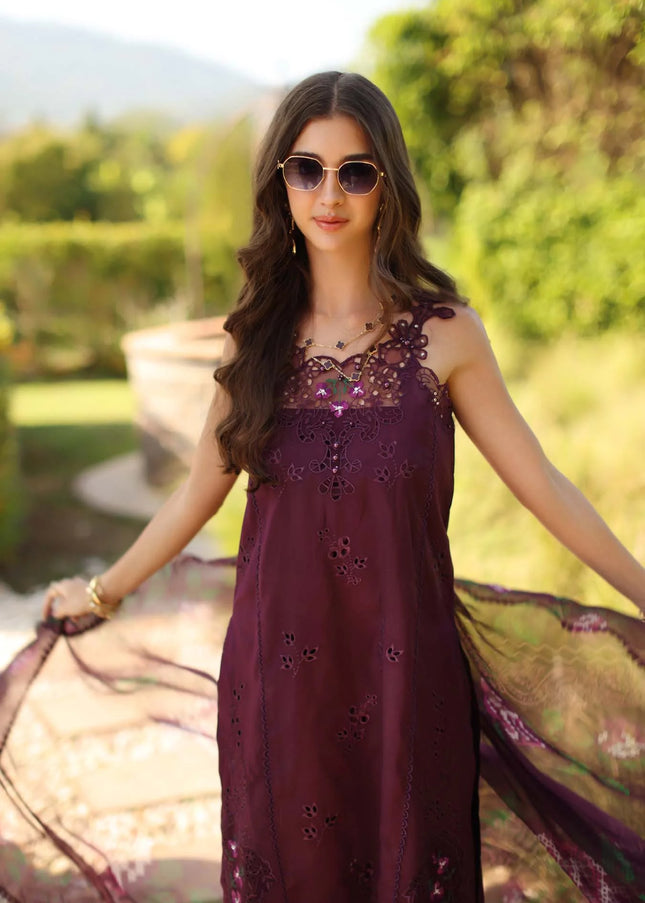 Noor By Saadia Asad | Noor Luxury Eid Schiffli Laserkari '26 - Selene