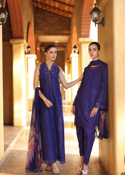 Noor By Saadia Asad | Noor Luxury Eid Schiffli Laserkari '26 - Aloura