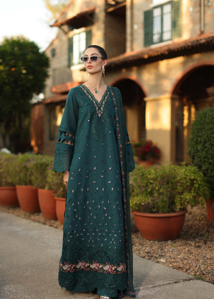 Noor By Saadia Asad | Noor Luxury Eid Schiffli Laserkari '26 - Zelina