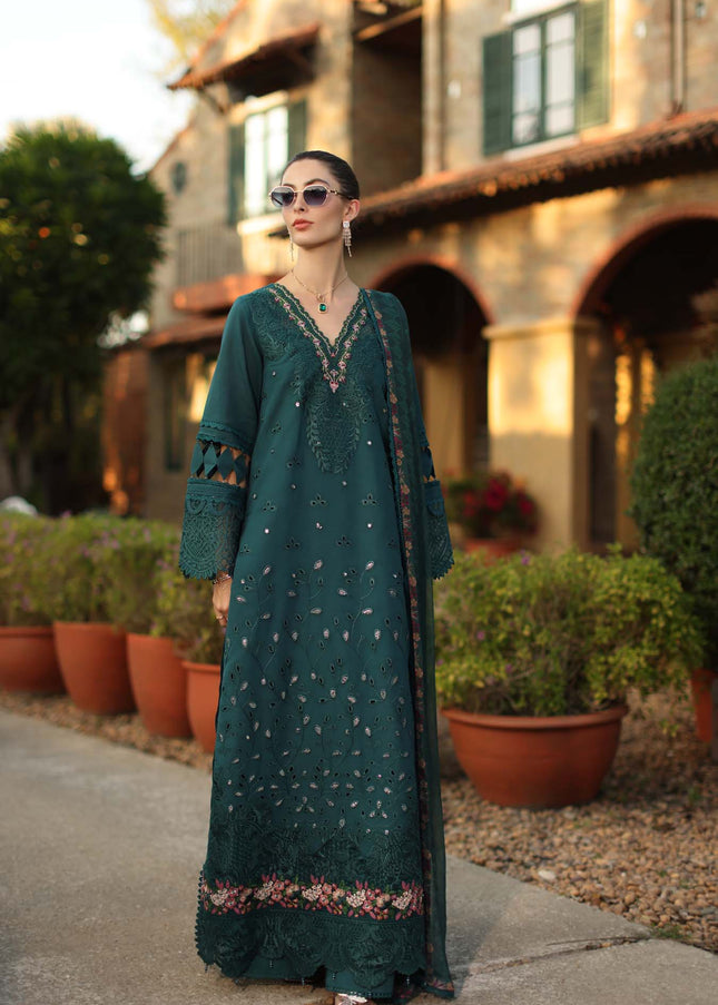Noor By Saadia Asad | Noor Luxury Eid Schiffli Laserkari '26 - Zelina