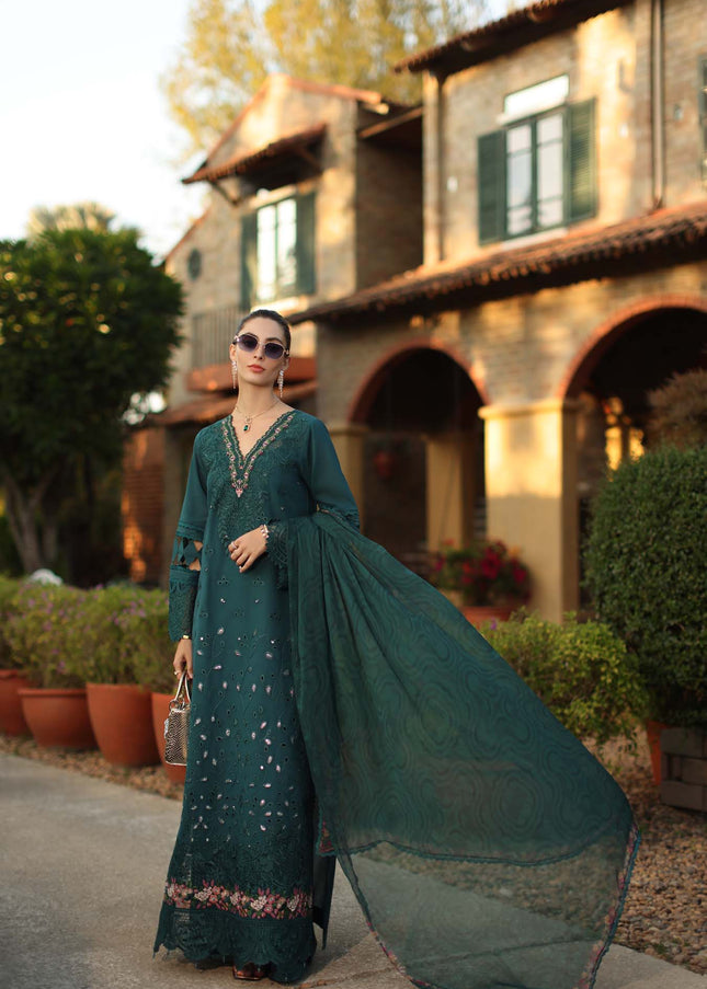 Noor By Saadia Asad | Noor Luxury Eid Schiffli Laserkari '26 - Zelina