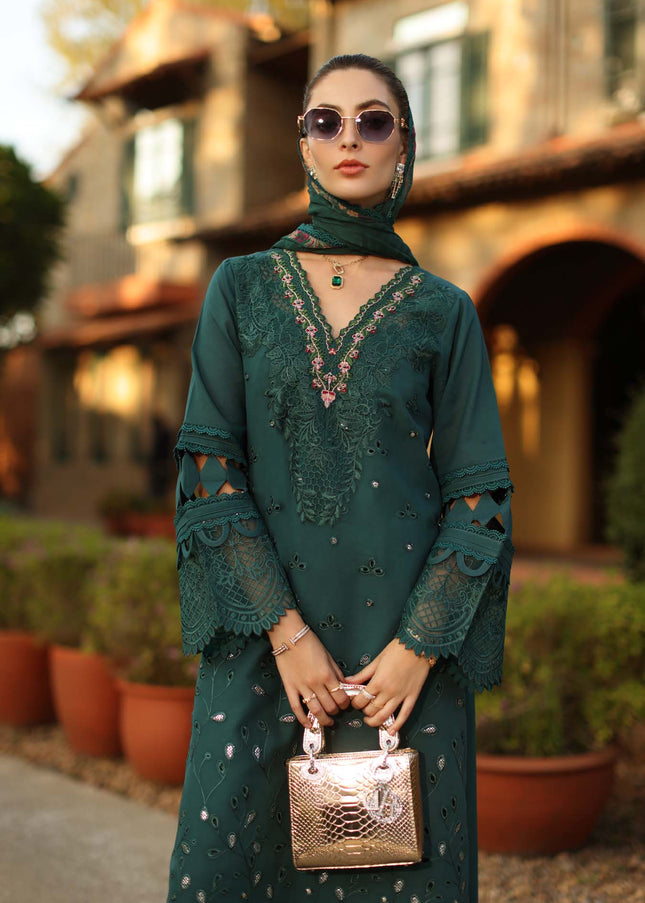 Noor By Saadia Asad | Noor Luxury Eid Schiffli Laserkari '26 - Zelina