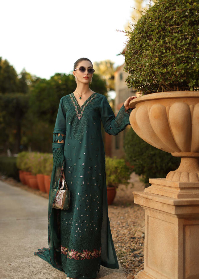 Noor By Saadia Asad | Noor Luxury Eid Schiffli Laserkari '26 - Zelina