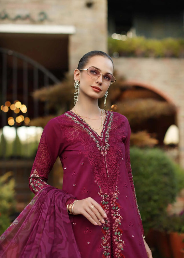 Noor By Saadia Asad | Noor Luxury Eid Schiffli Laserkari '26 - Zelina