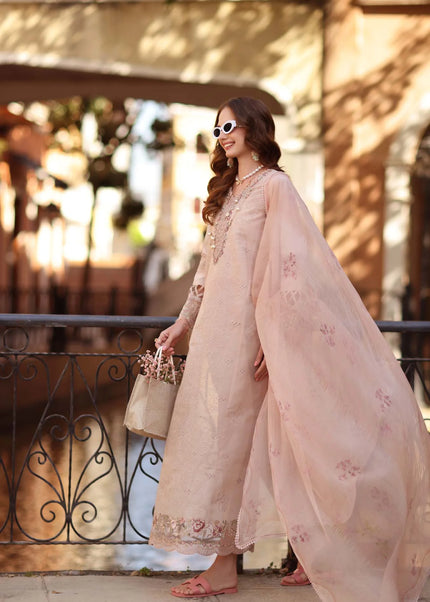 Noor By Saadia Asad | Noor Eid Luxury  Printskhaas '26 - Ballet Pink
