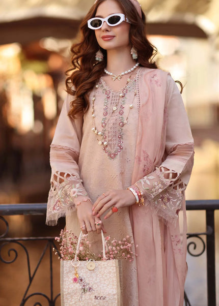 Noor By Saadia Asad | Noor Eid Luxury  Printskhaas '26 - Ballet Pink