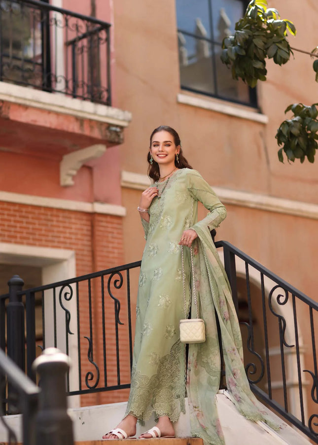 Noor By Saadia Asad | Noor Eid Luxury  Printskhaas '26 - Opal Mint