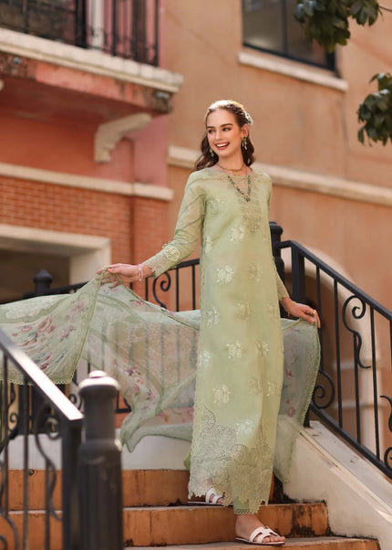 Noor By Saadia Asad | Noor Eid Luxury  Printskhaas '26 - Opal Mint