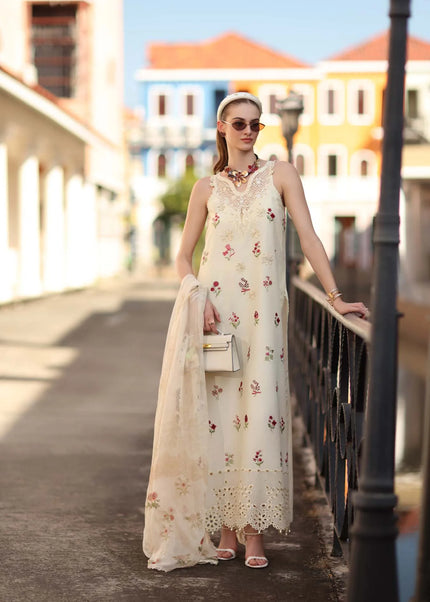 Noor By Saadia Asad | Noor Eid Luxury  Printskhaas '26 - Vanilla Mist