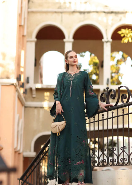 Noor By Saadia Asad | Noor Eid Luxury  Printskhaas '26 - Teal Grove