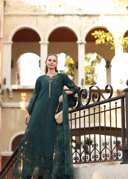 Noor By Saadia Asad | Noor Eid Luxury  Printskhaas '26 - Teal Grove