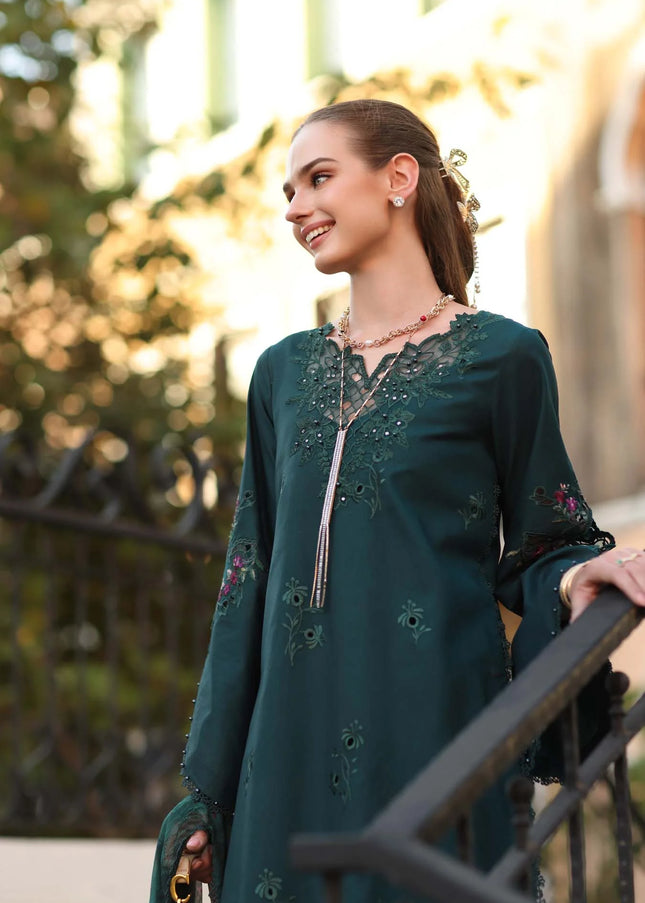 Noor By Saadia Asad | Noor Eid Luxury  Printskhaas '26 - Teal Grove