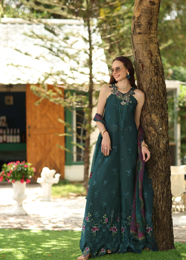 Noor By Saadia Asad | Noor Eid Luxury  Printskhaas '26 - Coblat Teal