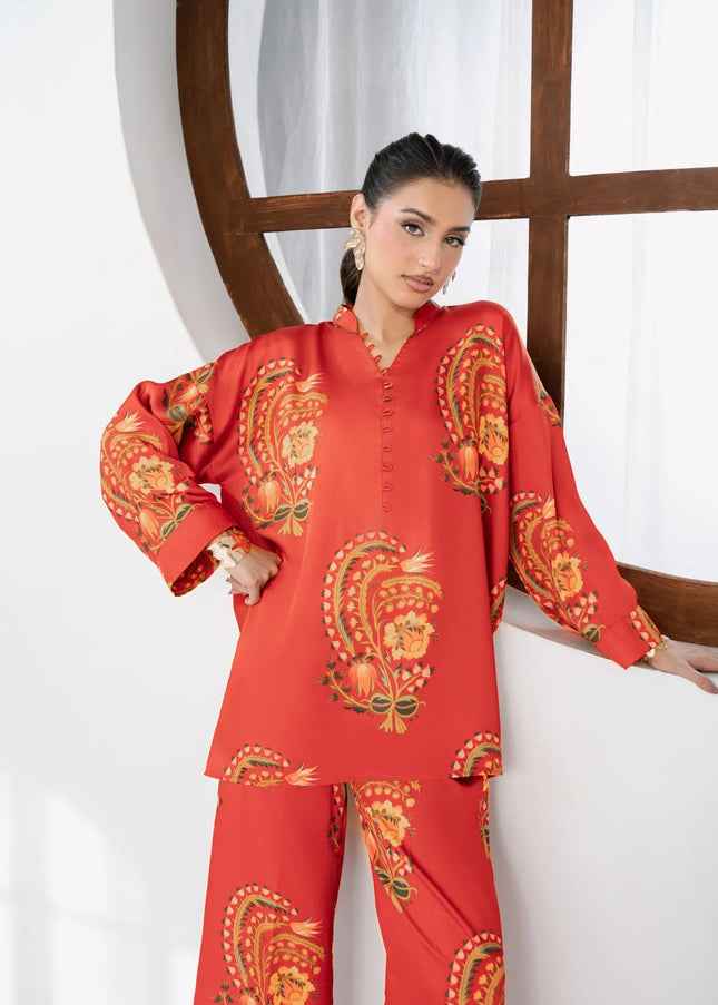 Amber Imran | Co-ords - Scarlet Silk