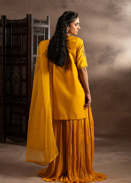 Farrukhzia | Fareesha - Mustard Yellow