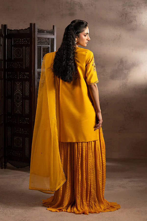 Farrukhzia | Fareesha - Mustard Yellow