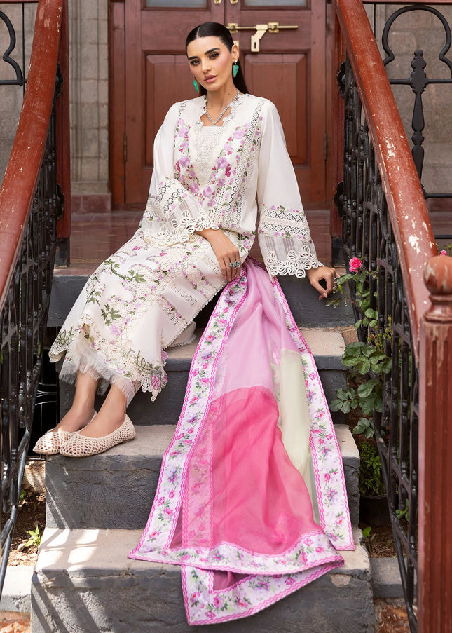 Saira Shakira | Bloom Unstitched Lawn - 1A