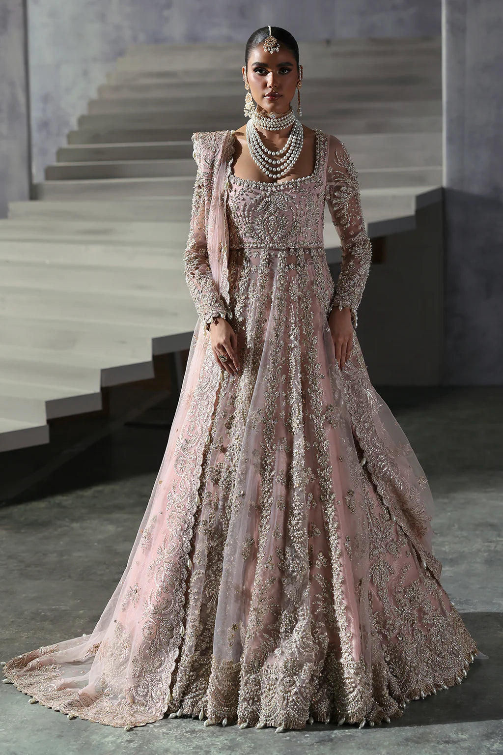 afrozeh pink dress Sofia
