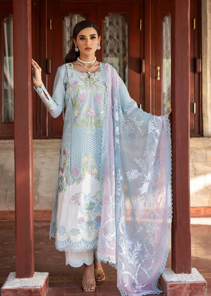 Saira Shakira | Bloom Unstitched Lawn - 4B