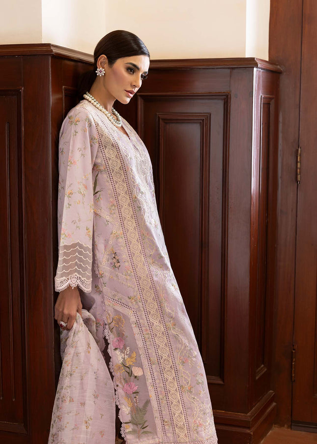 Saira Shakira | Bloom Unstitched Lawn - 8A