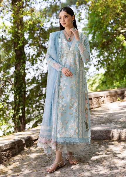 Saira Shakira | Bloom Unstitched Lawn - 8B