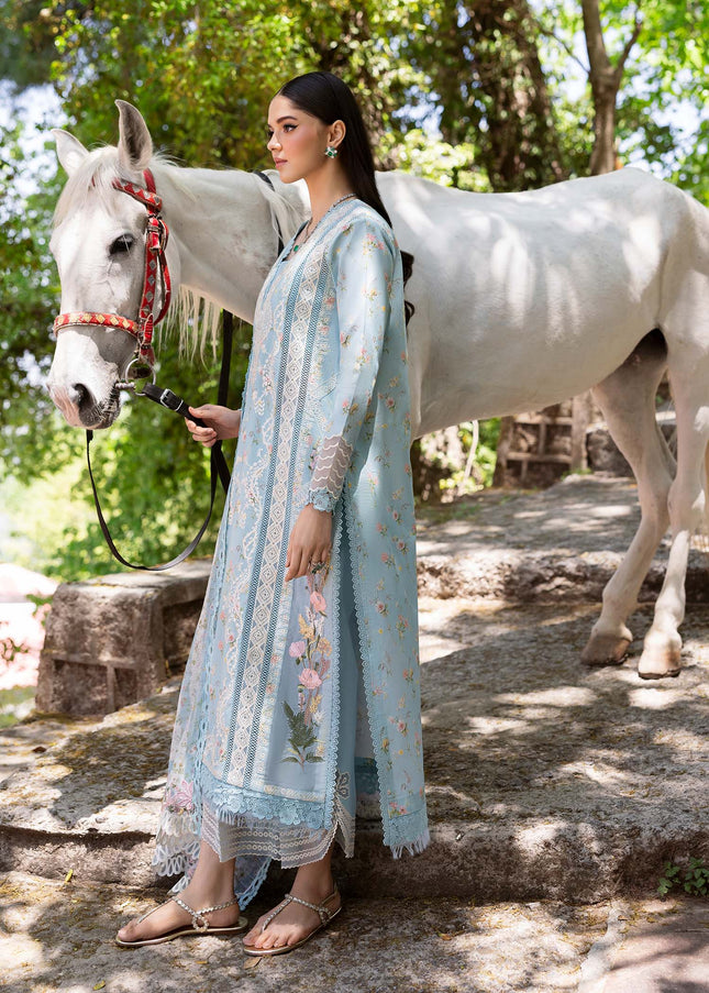 Saira Shakira | Bloom Unstitched Lawn - 8B
