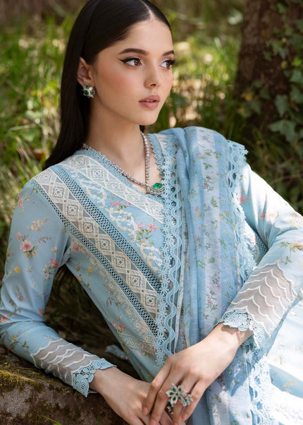 Saira Shakira | Bloom Unstitched Lawn - 8B