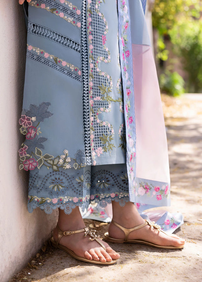 Saira Shakira | Bloom Unstitched Lawn - 1B