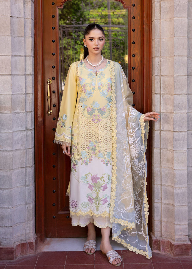 Saira Shakira | Bloom Unstitched Lawn - 4A