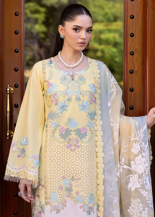 Saira Shakira | Bloom Unstitched Lawn - 4A