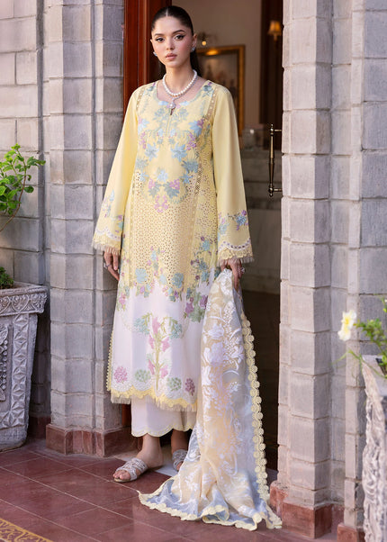 Saira Shakira | Bloom Unstitched Lawn - 4A