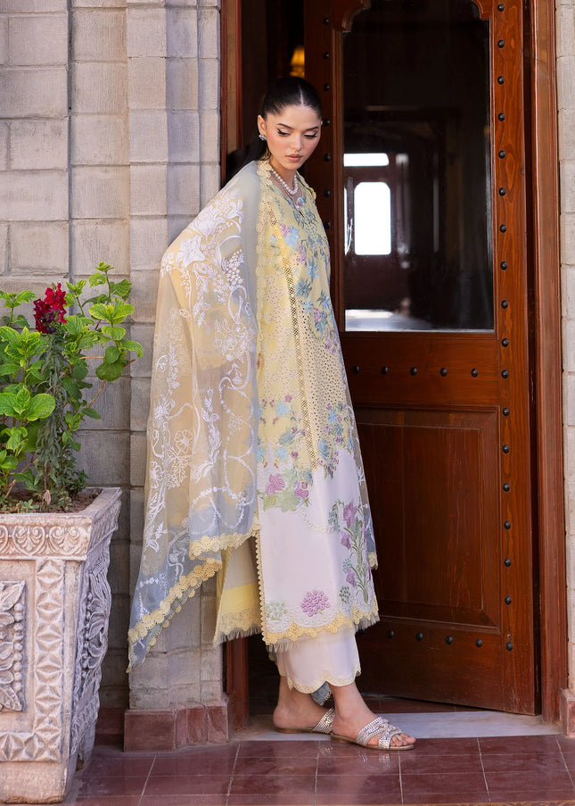 Saira Shakira | Bloom Unstitched Lawn - 4A
