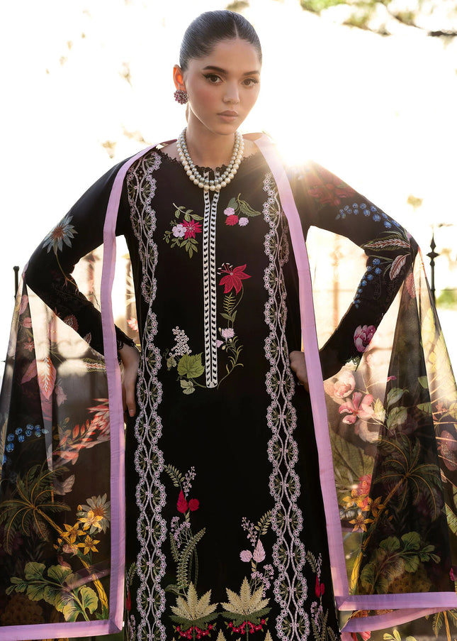 Saira Shakira | Bloom Unstitched Lawn - 6B