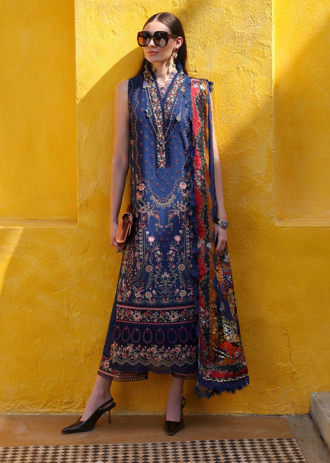 Kanwal Malik | Elysia Luxury Lawn’25 - Azure