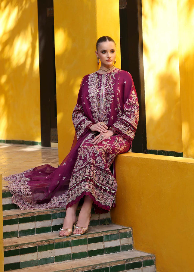 Kanwal Malik | Elysia Luxury Lawn’25 - Lavena