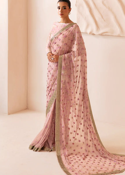 Jazmin | Premium Embroidered Raw Silk UR-7042