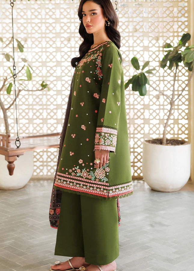 Farasha | Summer Weaves Embroidered Lawn'25 - Olivine Dreams