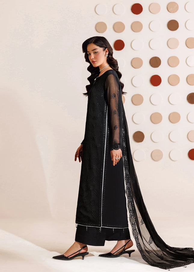 Farasha | Chiffon Threads '26 - Charcoal Whisper